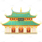 中国风建筑天王殿