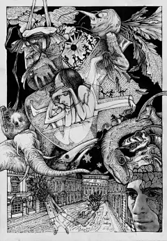 超强手绘插画- Anna Oparina作品 #采集大赛#