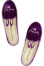 Marc by Marc Jacobs | Sleeping Bunny velvet and faux shearling mule slippers | NET-A-PORTER.COM