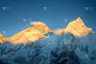 卡拉帕塔峰,努子峰,洛子峰,珠穆朗玛峰,山,khumbu glacier,冰瀑,坤布,昆布地区,天空
