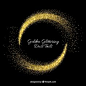 Set of glittering dust tails in golden style Vector | Free Download