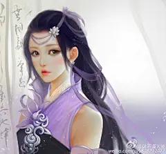 剑三 古风插画 叶不语人说/绘