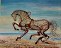 气势恢宏的骏马——再现达利的超现实画派 油画欣赏--创意图库