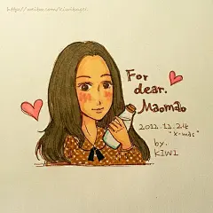 充满小女生情绪的手绘插画 | 思念往昔