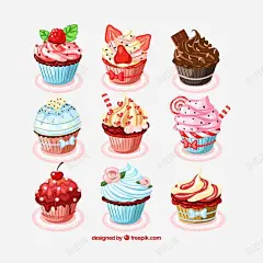 手绘水彩蛋糕 蛋糕矢量 食品 元素 免抠png 设计图片 免费下载 页面网页 平面电商 创意素材