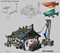 Design of 'Town Mish' -Medieval Fish Shop, Eunju Park : Design of 'Town Mish' -Medieval Fish Shop
Color variation & Sketches(Work Process)
My Facebook -> https://www.facebook.com/eunju.park.5815