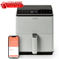 COSORI Dual Blaze 6.8-Quart Smart Air Fryer, Dual Heating Elements, Light Gray