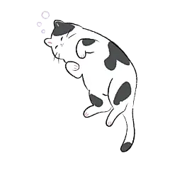 可爱卡通宠物猫咪插画手绘元素