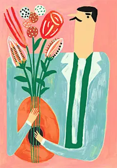 Jana Glatt ｜油画棒童趣插画-古田路9号-品牌创意/版权保护平台