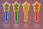 Sailor Moon Wand Stickers by StarryCrowns on Etsy