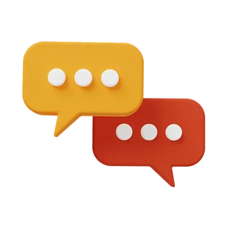 Comment 3D Icon
