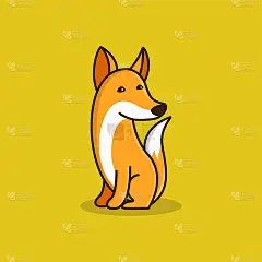 可爱的狐狸人物卡通人物