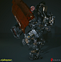 Cyberpunk 2077 -Centaur_Mech, Ovidiu Voica : I made the Mech for Royce in Cyberpunk2077.
Art Director: Pawel Mielniczuk
https://www.artstation.com/blooddragon
Concept Artist: Ben Andrews
https://www.artstation.com/benandrewsart
Royce character made by: Ma
