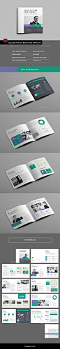 Square Praggy Brochure - Brochures Print Templates
