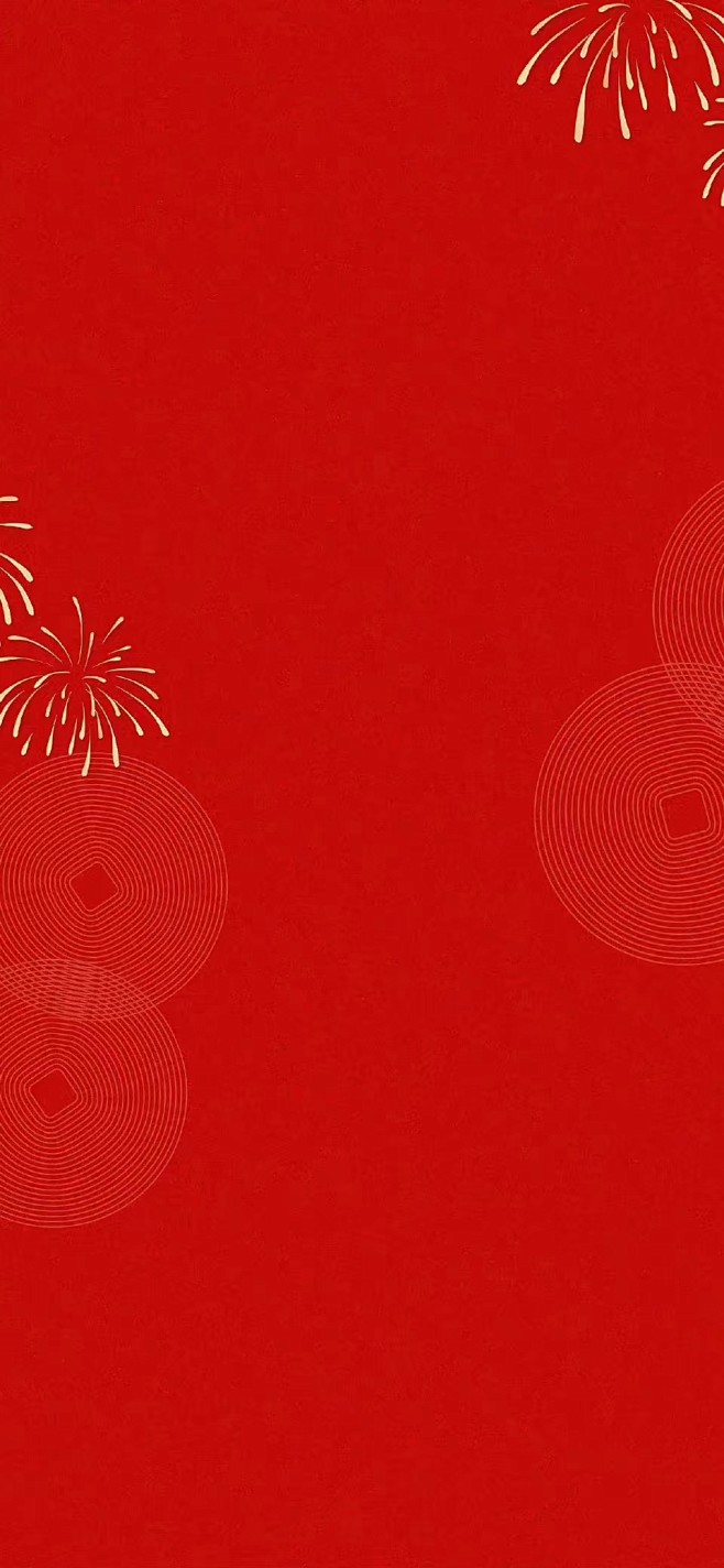 红色新年背景