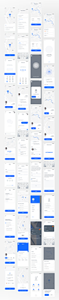 类似滴滴 Uber的成套打车app ui .fig素材下载 - 豆皮儿UI
