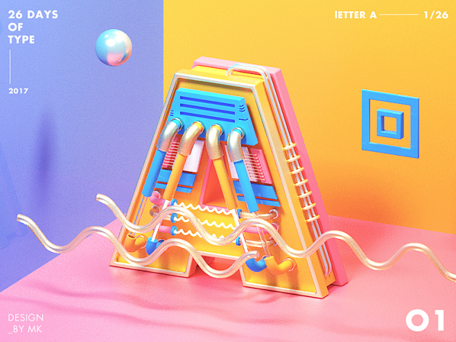 26DAYS OF TYPE c4d