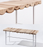 [【创意家居】纯自然材质的餐桌设计。] 