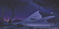 ALPHA beta test, Lorenzo Lanfranconi : Here a nightscape from my artbook "Alpha beta test"