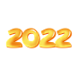 虎年新年2022立体字