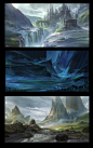 Environment Landscape speed painting, jeremy chong : Some on and off environment practice here, did many of this during my freetime, some of these are quite long ago..but it will have more to come. Personally i quite enjoy practicing landscape painting. i