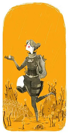 一组典型的美式童话故事中的插画插图，来自美国插画师@Tim Probert 的创作，真心好看，你要喜欢啊。