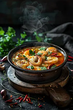 泰式美食冬阴功汤