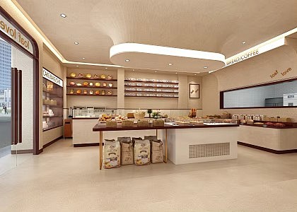 现代 面包店