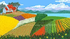 -插画家园-插画家园在地铁上画画-插画家园把最美好的存在心底。那里没有欺骗没有埋怨没有黑暗没有遗憾，只要满怀希望努力的好好-插画家园