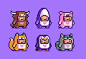 Pixel art > Character Sprites > design | pixelhans