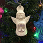3D打印的天使圣诞树挂件，节日快到啦。模型文件可点击图片进入下载。设计师 Ricardo Salomao #装饰# #节日# #艺术# #客厅# #创意# #科技# #飘窗# #3D打印# #冬天# #圣诞节#  