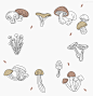 菌菇 简笔画