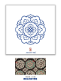 敦煌壁画临摹～团花纹样合集 - 小红书