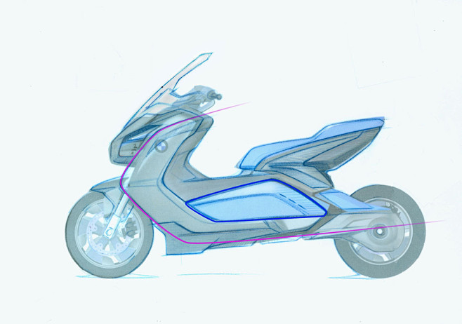 BMW Concept E设计流程~有没...