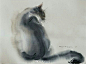水彩猫 / 俄罗斯画家OIga FIerova水彩画欣赏 ​​​​