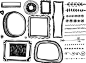 凌乱,收集,自然,设计,铅笔_165958076_Doodle Frames and design elements_创意图片_Getty Images China
