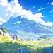 #風景 草原 - ペンたろう的插画