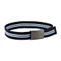 Ceinture tressée rayée