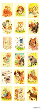 cute dog illustration