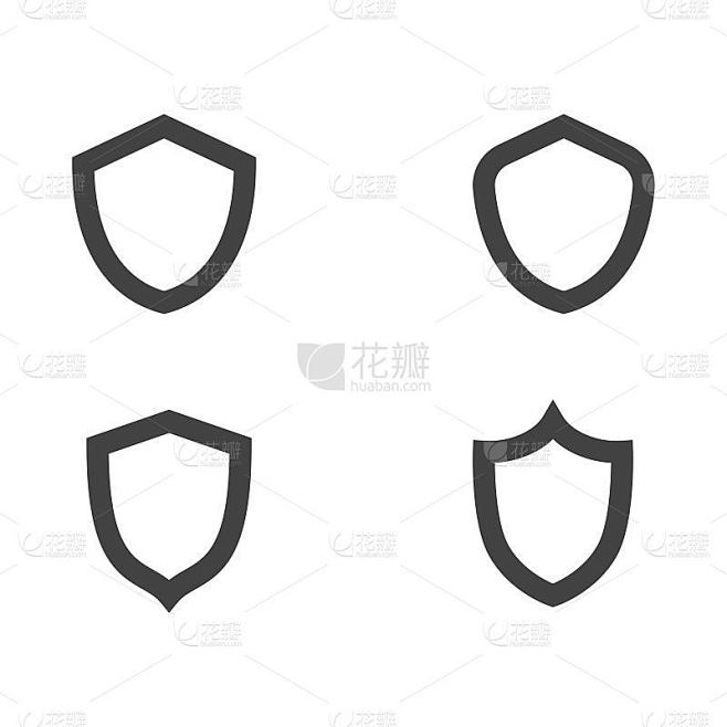 盾形矢量插图设计