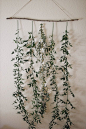 DIY floral backdrop