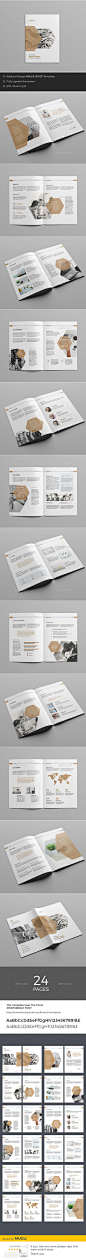 Business Brochure Template InDesign INDD. Download here: https://graphicriver.net/item/business-brochure/17375398?ref=ksioks