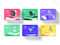 Cards by Artemarty for ~/.space307 on Dribbble