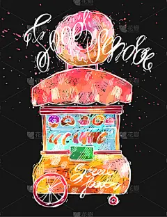 食品,彩色图片,手,巴士,可爱的,商务,热,事件,绘制,午餐