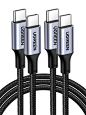 Amazon.com: UGREEN 100W USB C to USB C Cable 2-Pack Type C Fast Charging Cable Compatible with MacBook Pro 2022, iPad Pro 2022, iPad Air 5, Samsung Galaxy S23/S22 Ultra, Pixel, PS5, Switch, etc. 3.3FT : Electronics