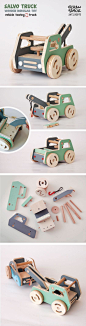 Salvo Truck  Wooden modular toy