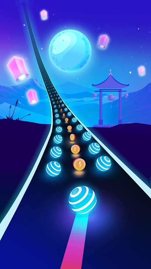 美歌大路 - 音乐球球游戏 App 截图
