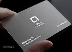RockDesign.com |塑料名片|冰霜PVC名片@北坤人素材