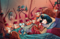 SNOW WHITE AND THE SEVEN DWARFS : illustrations for the Storytimemagazine