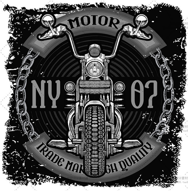 14个EPS 复古 骷颅头 摩托车徽章 ...